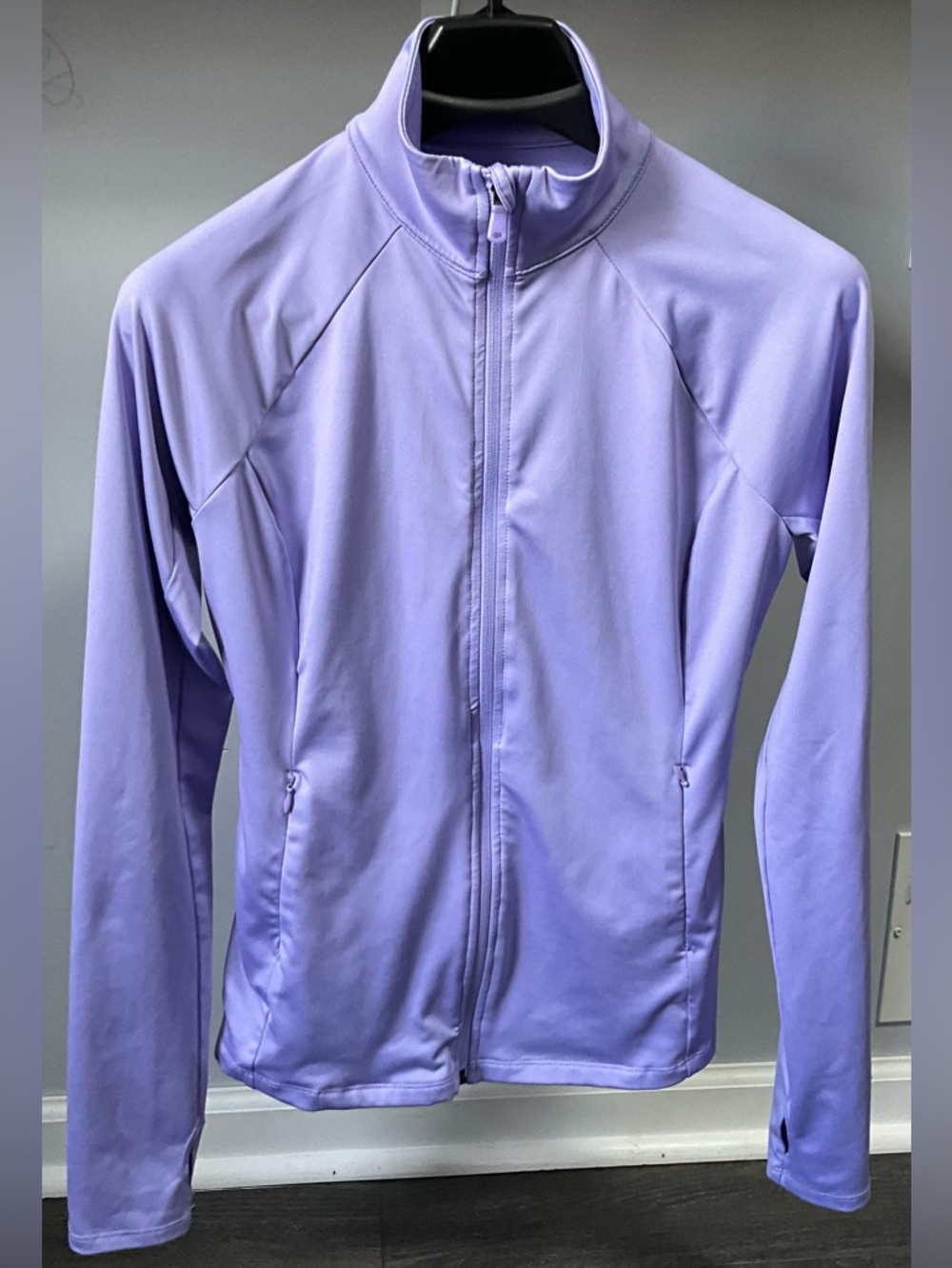 Tek Gear" jacket for women active elastic daily use size s-Lavender Purple